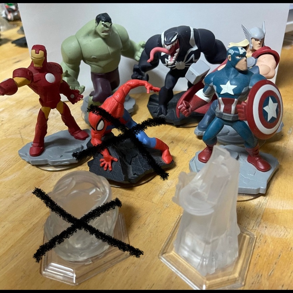 Disney infinity avengers, world and token